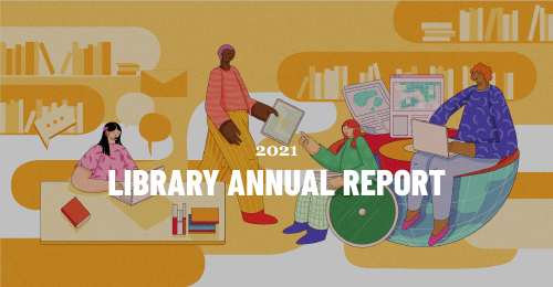 Library Annual Report banner.
