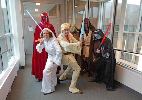 The University's deans dressed up as characters from Star Wars in 2018.