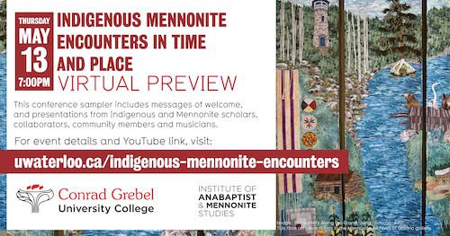 Indigenous-Mennonite Encounters banner.