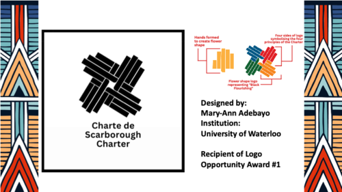 The winning design for the Scarborough Charter logo.