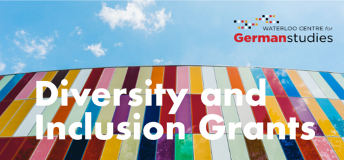 Waterloo Centre for German Studies Diversity grant banner.