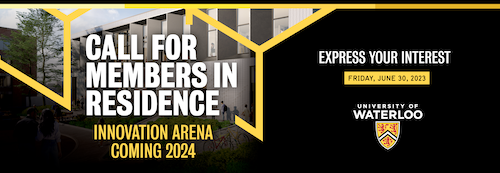 Innovation Arena call for members banner.