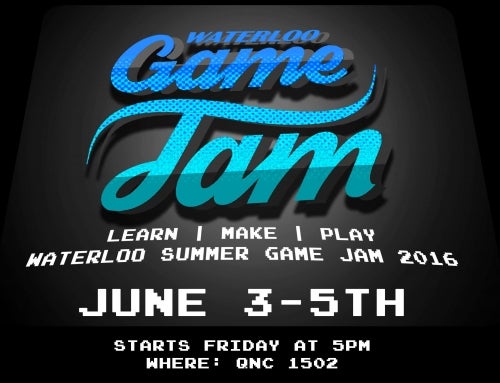 Poster for Games Institute Jam.