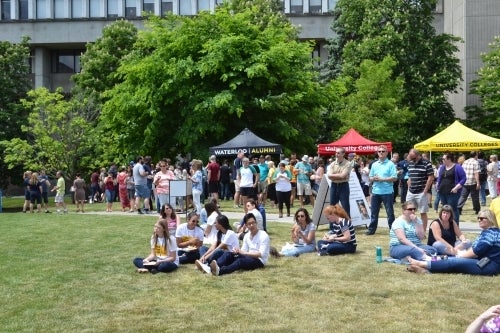 A picture of the Keystone Picnic in full swing.