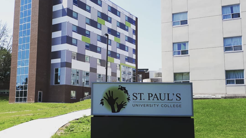 Exterior view of St. Paul's University College.