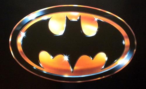 The Batman logo from Tim Burton's 1989 film.
