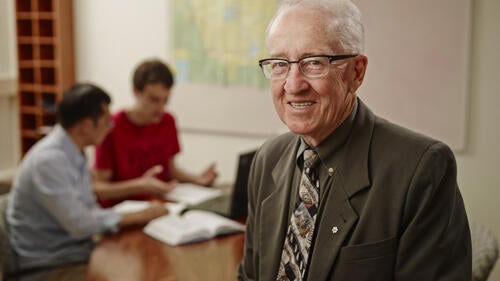 Distinguished Professor Emeritus Ralph Haas.