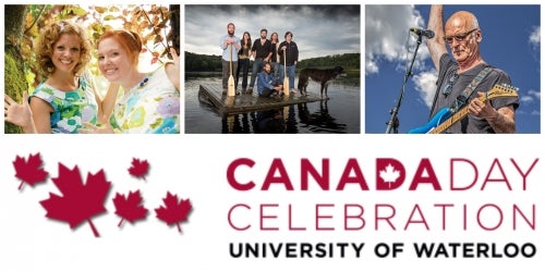 An image showing the Canada Day artists.