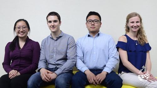 WaterPuris team members (from left to right) Rachel Tao, Oliver Witham, Robert Liang, Ivana Zurakowsky