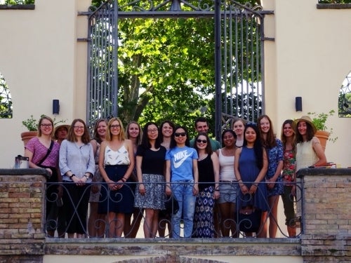 Food Policy students pose for a group photo in Rome, Italy.
