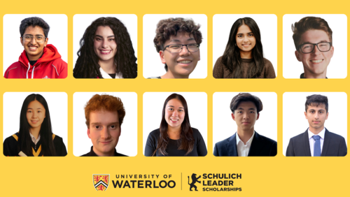 A collage of ten Schulich Leader Scholarship winners.