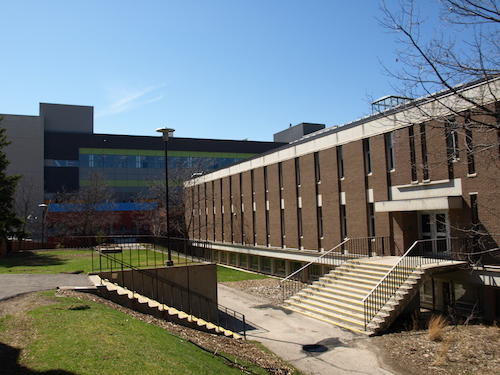Front of building one of the Faculty of Environment