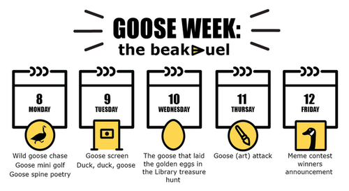 Goose Week banner.