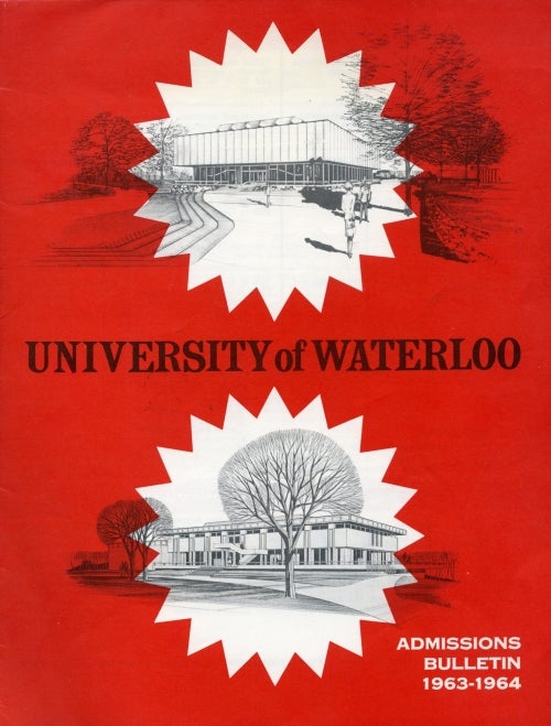 The 1963 University of Waterloo admissions bulletin.