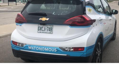 The WATonomous electrive self-driving vehicle.