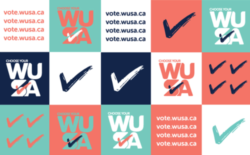 Vote WUSA banner image with checkmarks.