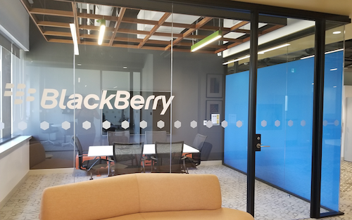 The BlackBerry founding partner suite located at GEDI.