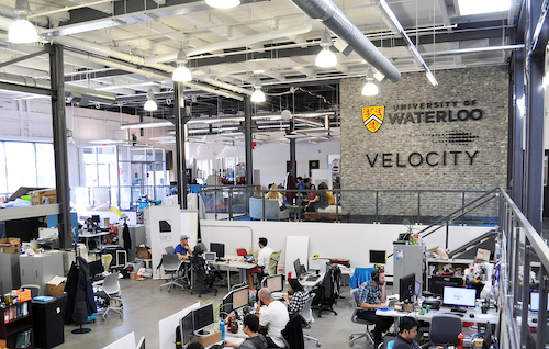 The Velocity space in downtown Kitchener.