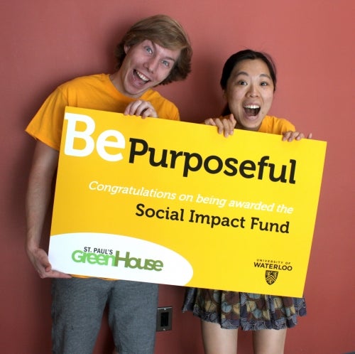Social Impact Fund recipient Tina Chan (right) and her PASS co-founder, Erik Van Ees.