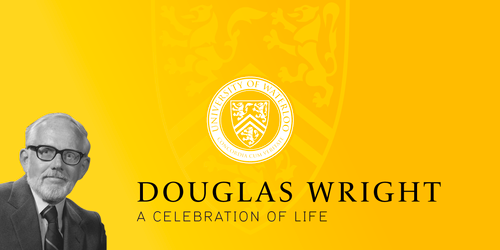 Doug Wright Celebration of Life banner