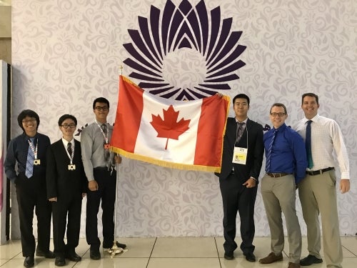 The Waterloo team at the 2017 International Olympiad in Informatics.