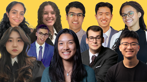 A collage of the 10 Schulich Leader Scholarship award winners.