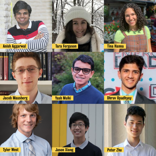 A collage of Schulich Leader award winners.