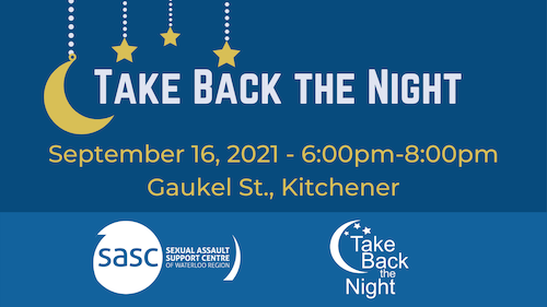 Take Back The Night banner image.