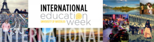 Internationl Education Week banner.