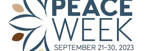 Peace Week logo banner.