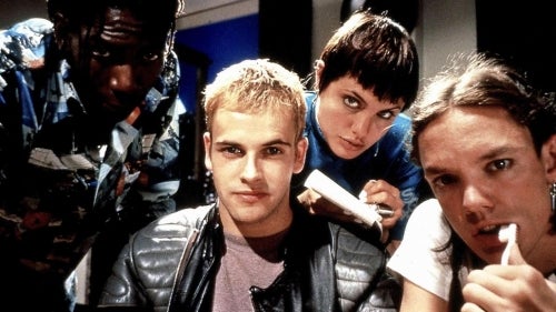 The cast of the movie "Hackers".