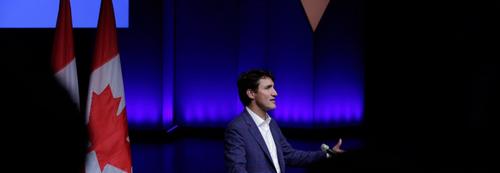 Prime Minister Justin Trudeau visits Hack the North and speaks to students.