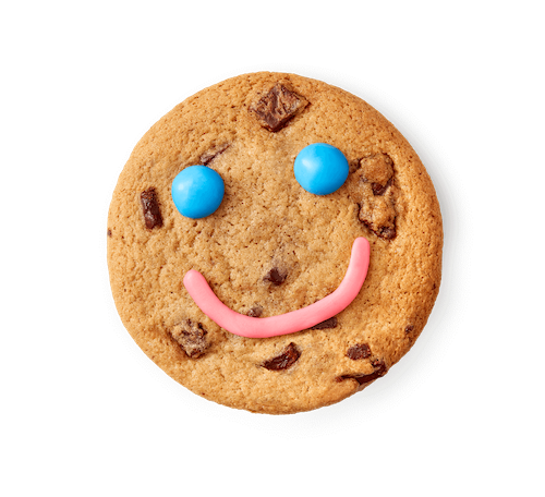 A Tim Hortons smile cookie.