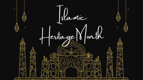 Islamic Heritage Month banner.