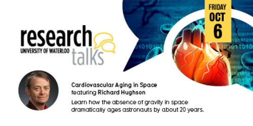 ResearchTalks Cardiovascular Aging in Space poster.