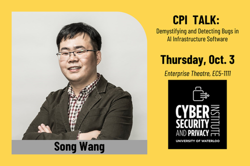 CPI Talk banner featuring Song Wang.