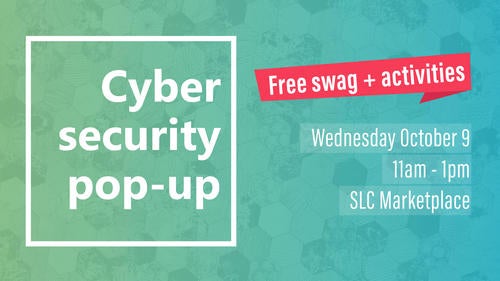 Cyber Security Pop-Up banner.