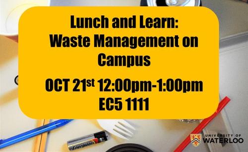 Lunch and Learn for Zero Waste Week banner.
