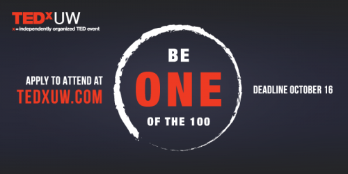 TEDxUW logo - Be ONE.