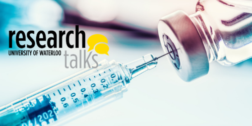 ResearchTalks logo featuring a syringe.