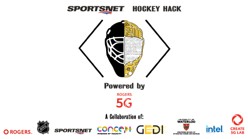 SportsNet Hockey Hack banner featuring a hockey goalie mask.