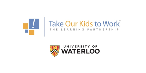 Take Our Kids to Work Day banner featuring the University logo.