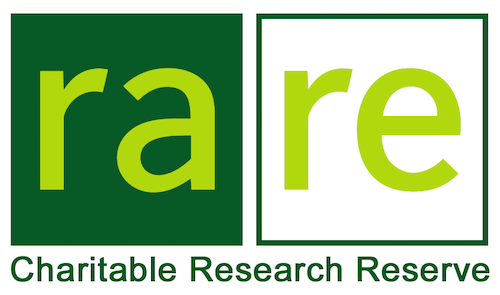 rare Charitable Research Reserve logo.