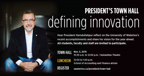 President's Town Hall cover image.
