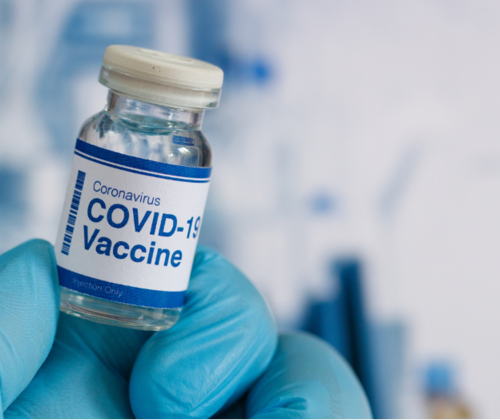 A dose of a COVID-19 vaccine.