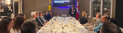 An image of the roundtable presentation.