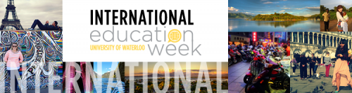 International Education Week banner image.