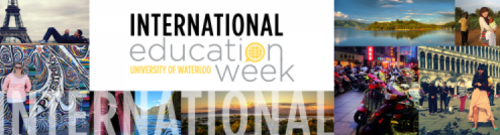 International Education Week banner.