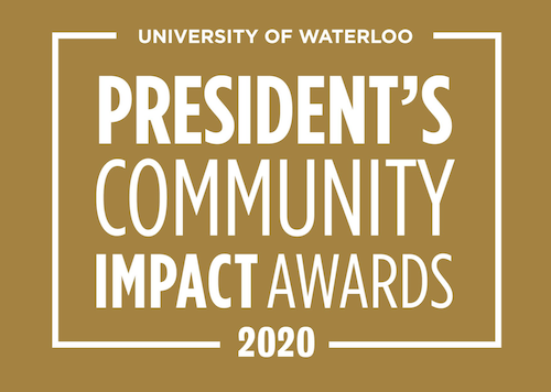 President's Community Impact Awards 2020 banner.