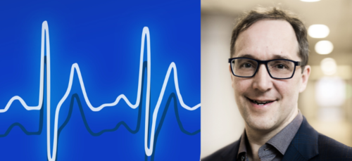 A banner image with an EKG heartbeat symbol and Dr. Forster.